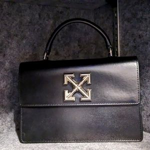 Jitney 1.4 Bag by Off-White with Silver Hardware in Classic Black